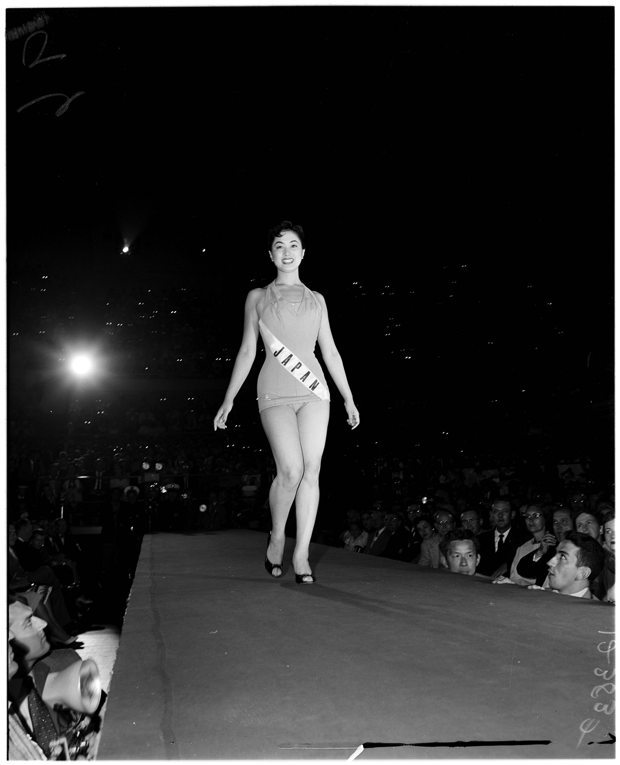 Amazon.com: Miss Japan Tomoko Moritake 1958 Miss Universe Contest